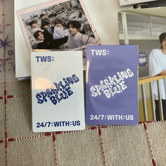 TWS 1st Mini Album Sparkling Blue Target Exclusive Hanjin 24/7 With Us - Picture 3 of 13